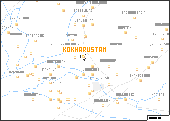 map of Kokha Rustam