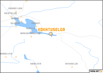 map of Kokhtu-Sel\