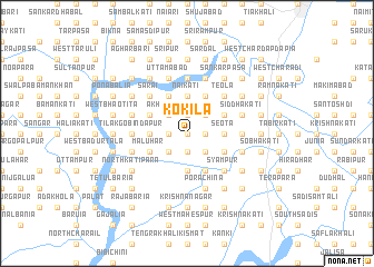 map of Kokila