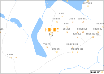 map of Kokine