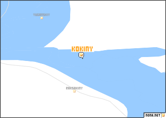 map of Kokiny