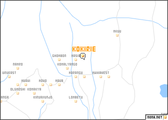 map of Kokirie