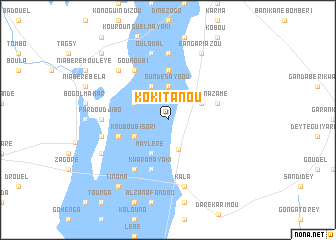 map of Kokitanou