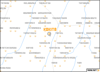 map of Kokita