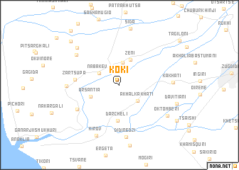 map of Koki