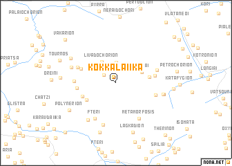 map of Kokkalaíïka