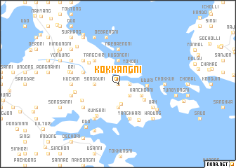map of Kokkang-ni