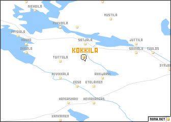 map of Kokkila