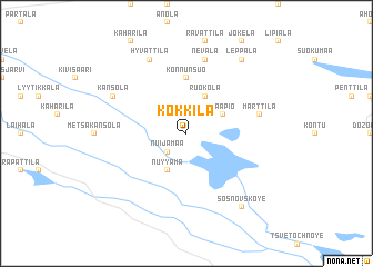 map of Kokkila