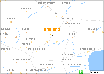 map of Kokkína