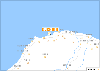 map of Kokkina