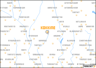 map of Kokkine