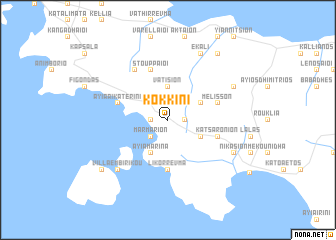 map of Kokkíni