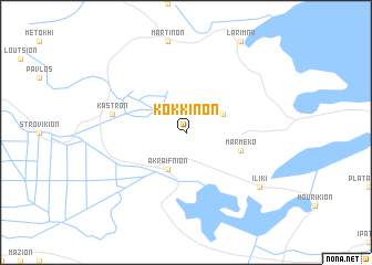 map of Kókkinon