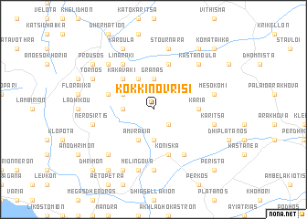 map of Kokkinóvrisi