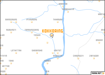 map of Kokko-aing