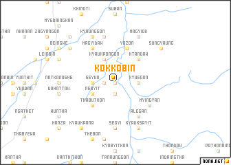 map of Kokkobin