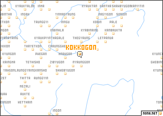 map of Kokkogon