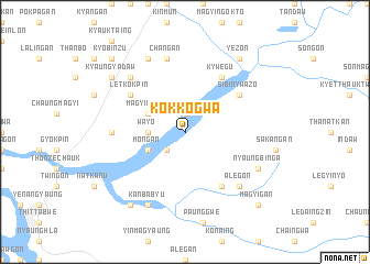 map of Kokkogwa