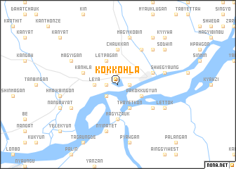 map of Kokkohla