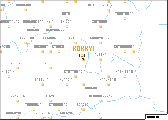 map of Kokkyi