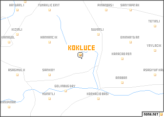 map of Köklüce