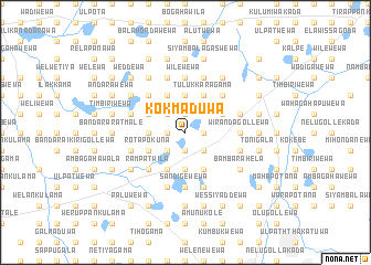 map of Kokmaduwa