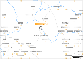 map of Kokoasi
