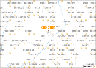 map of Kokobin