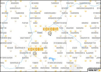 map of Kokobin