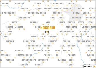map of Kokobin