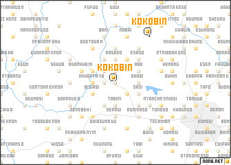 map of Kokobin