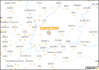 map of Koko Camp