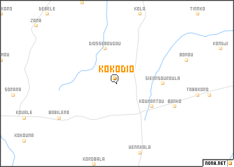 map of Kokodio