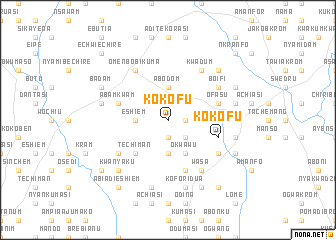 map of Kokofu