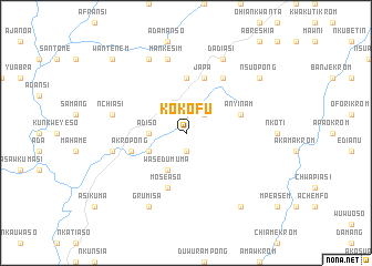 map of Kokofu