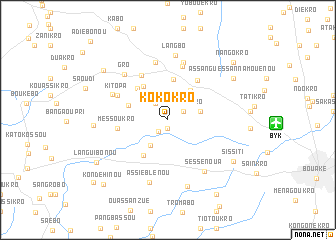 map of Kokokro