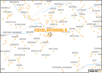 map of Kokolari Mahala