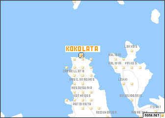 map of Kokoláta