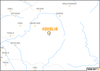 map of Kokolia