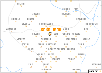 map of Kokolibou