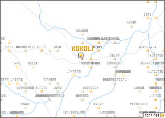map of Kokoli