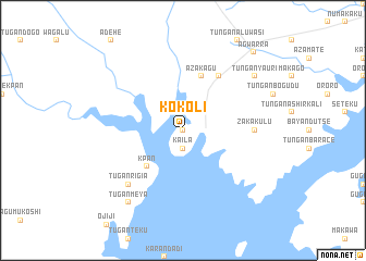 map of Kokoli