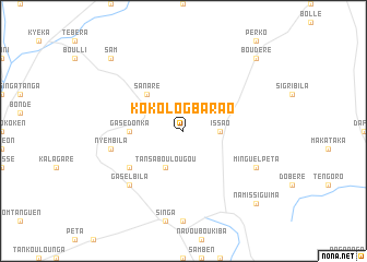 map of Kokologbarao