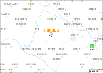 map of Kokolo