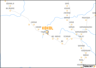 map of Kokol