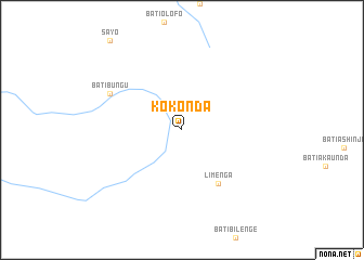 map of Kokonda