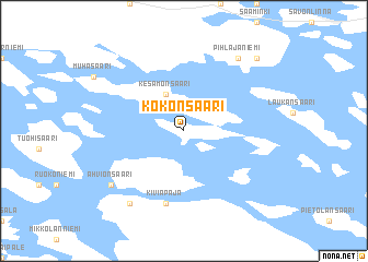 map of Kokonsaari