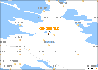 map of Kokonsalo