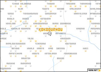 map of Kokoourhou